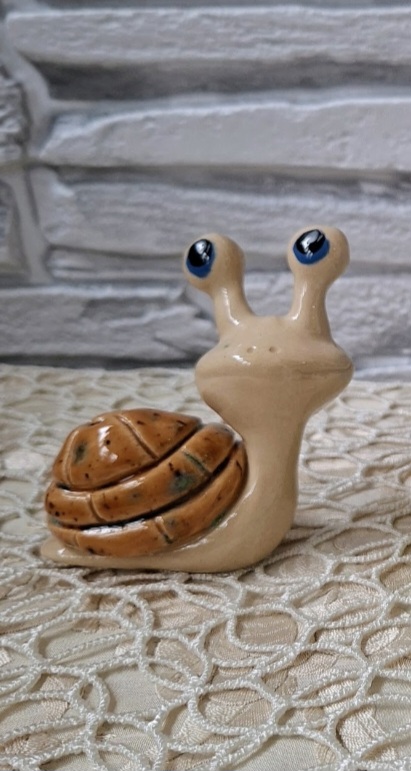 Керамическая улиточка из белой глины. — decor din lut lucrat manual, Little Art House / Ceramic & Decoupage