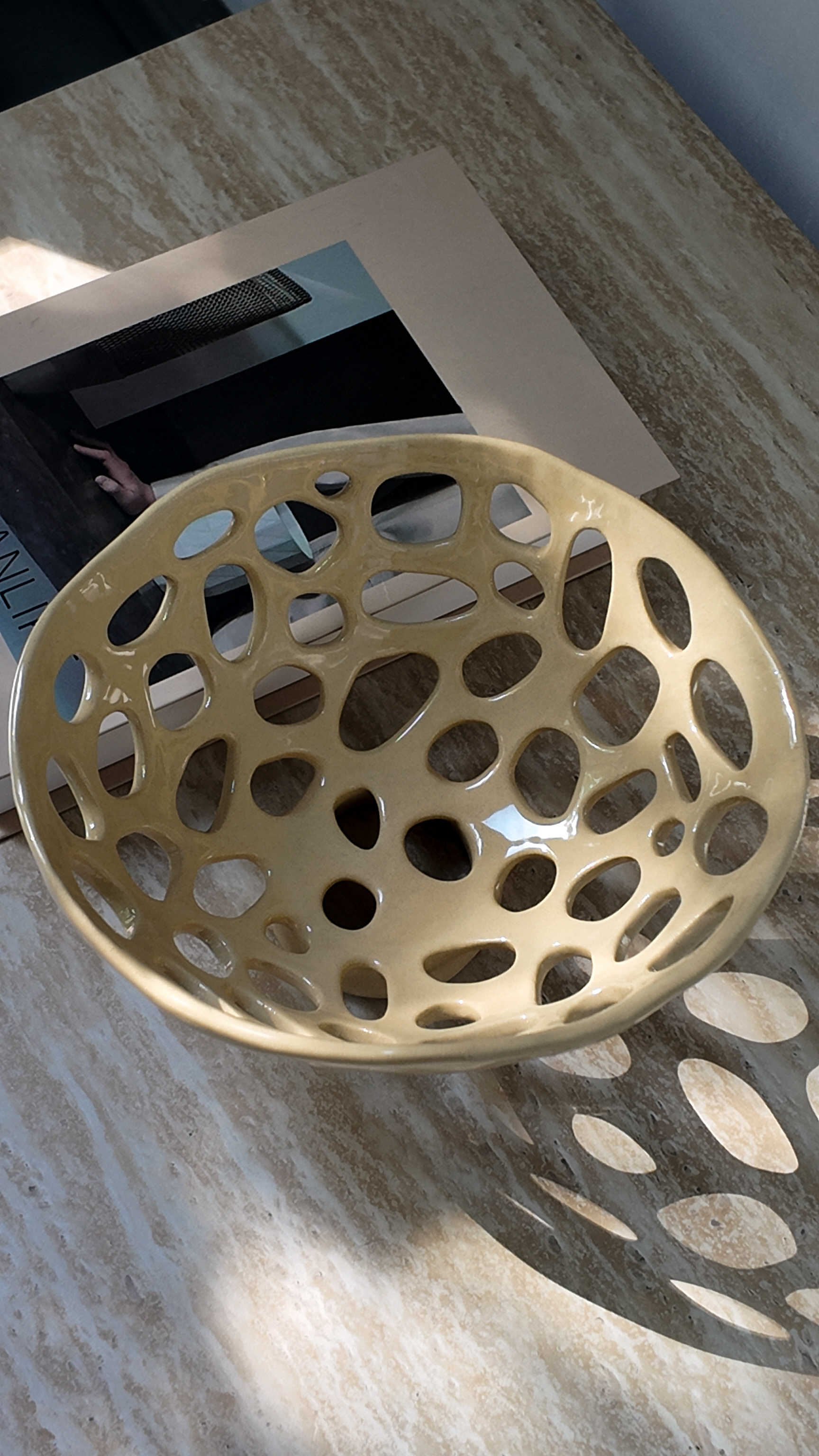 Fructieră Traforo — ceramică și veselă lucrat manual, AesthMade