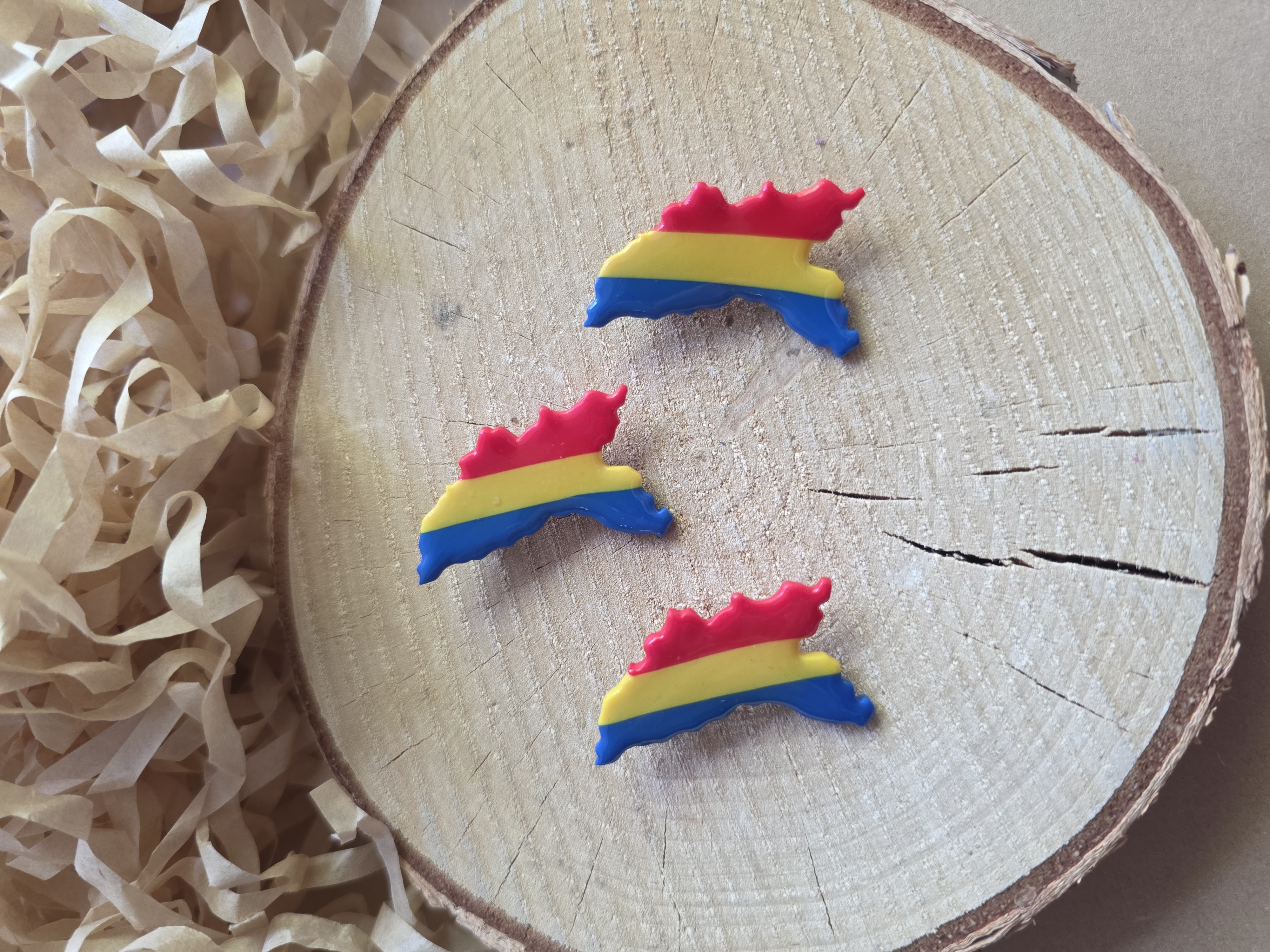 Значок Брошь "Карта Молдовы" — значки ручной работы, Verona_polymerclay