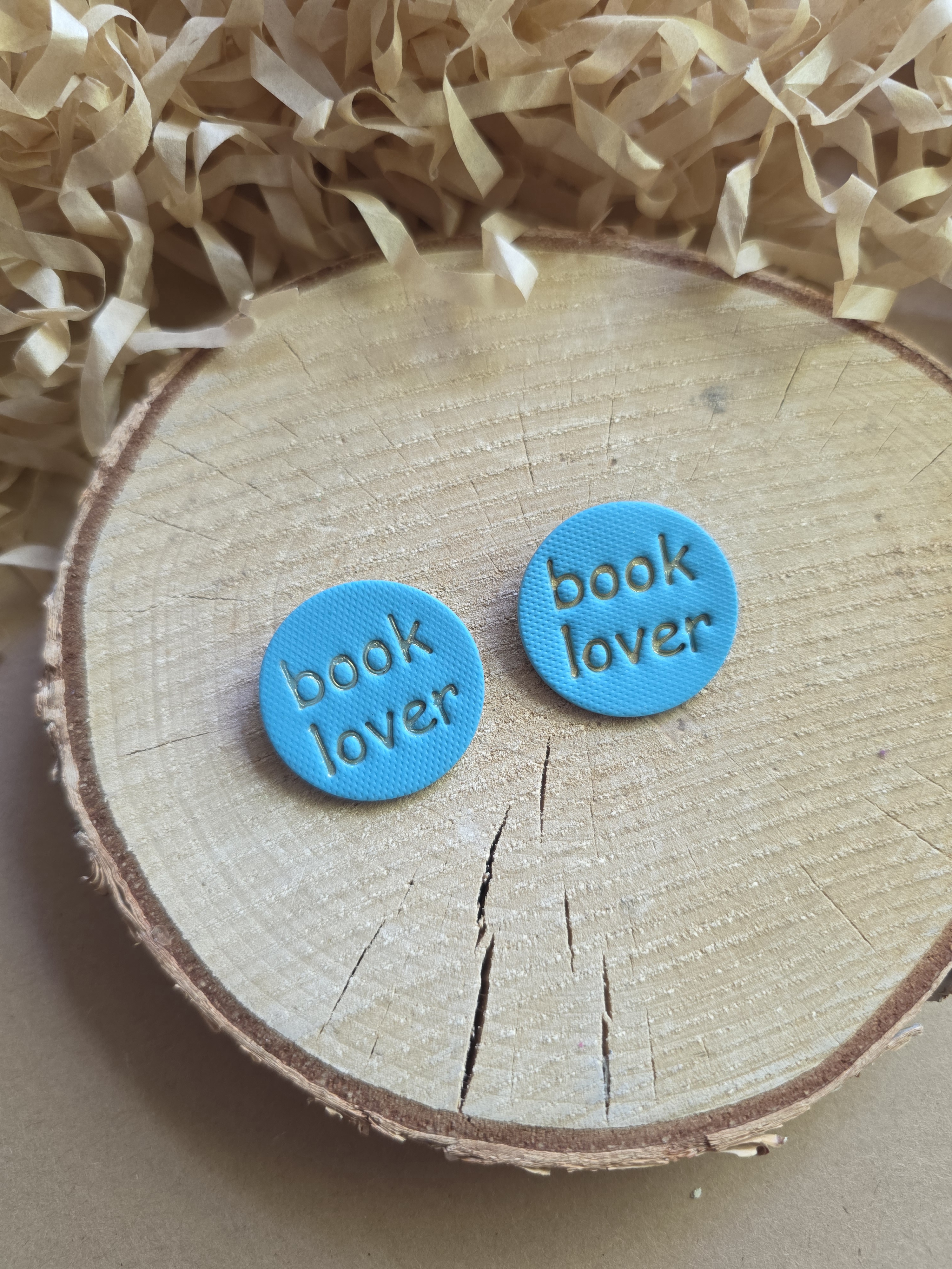 Insignă Broșă "Book Lover" — insigne lucrat manual, Verona_polymerclay