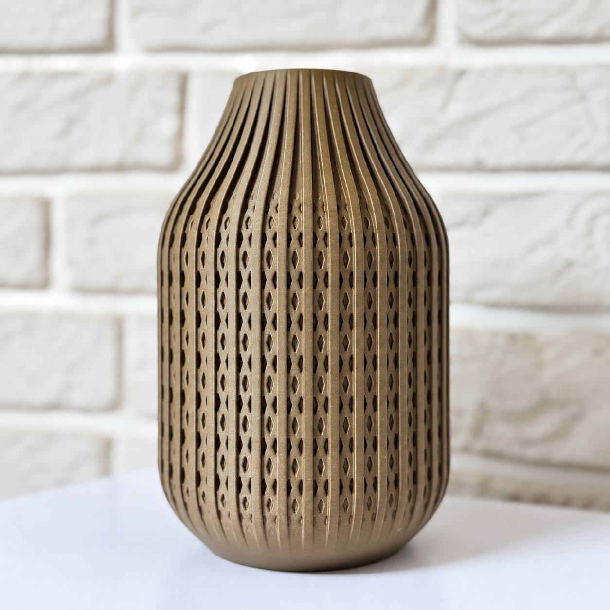 Vază decorativă Riva Wood — vaze lucrat manual, EDI3D