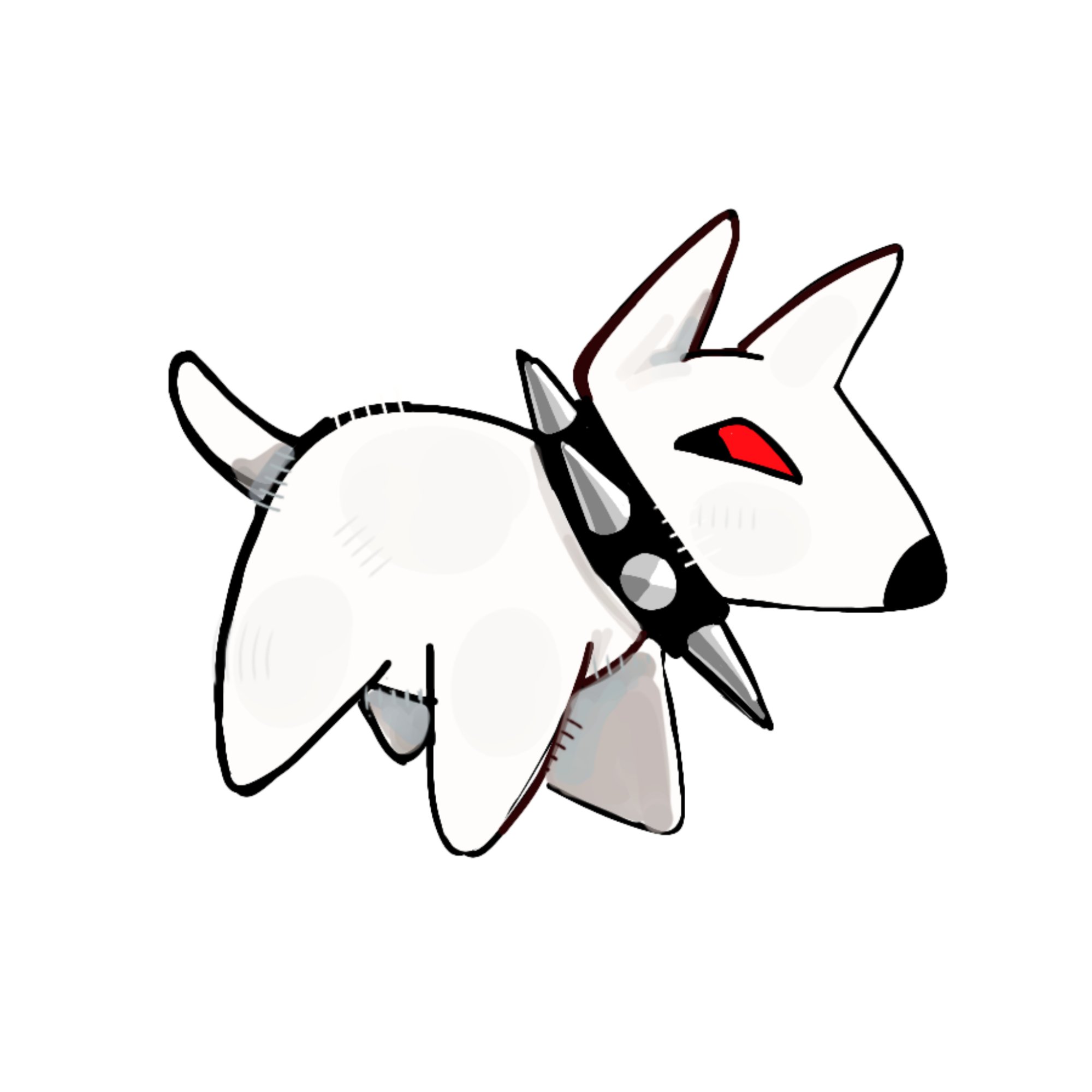 sticker "pup" — stickere și autocolante lucrat manual, K3shart