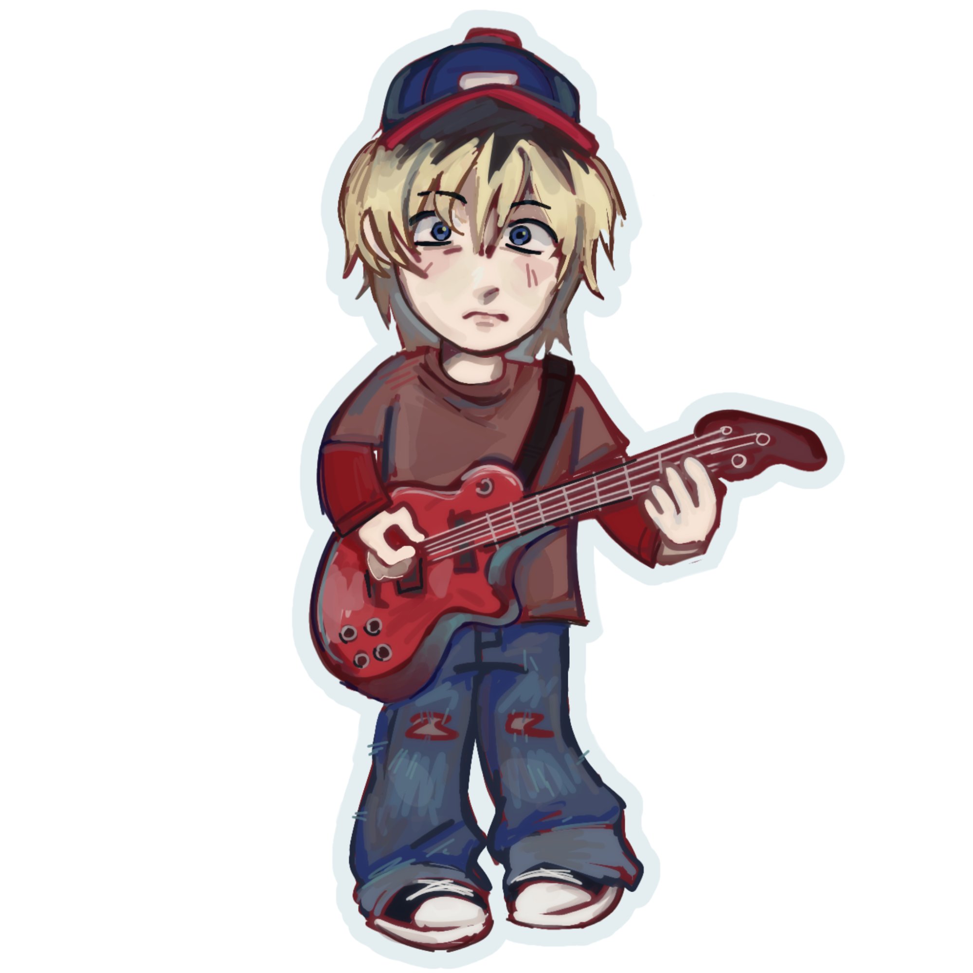 sticker "stan marsh" (age up) — stickere și autocolante lucrat manual, K3shart