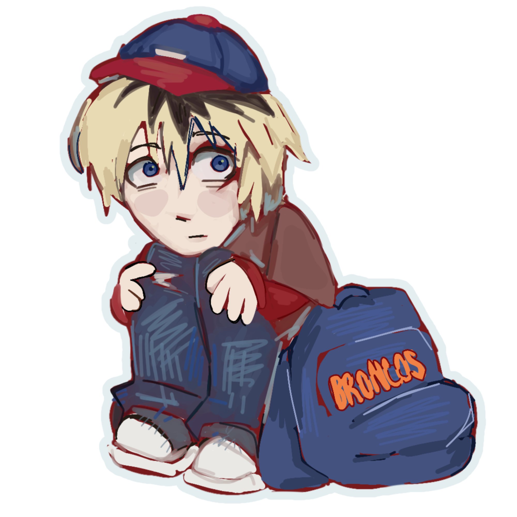 sticker "stan marsh" (age up 2) — stickere și autocolante lucrat manual, K3shart