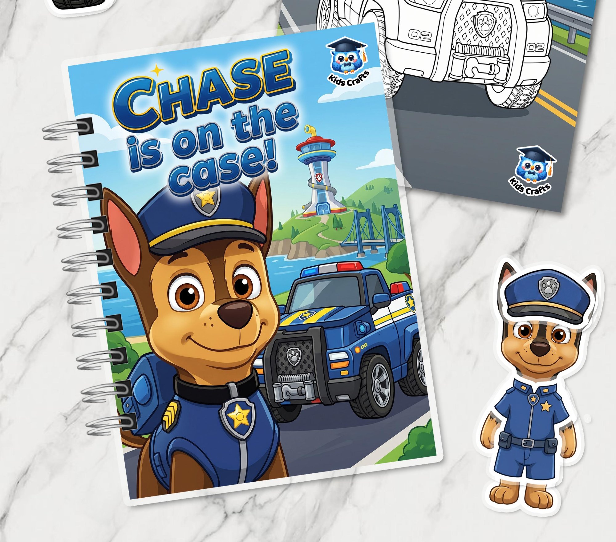 Chase is on the case — детские развивающие ручной работы, Kids Crafts