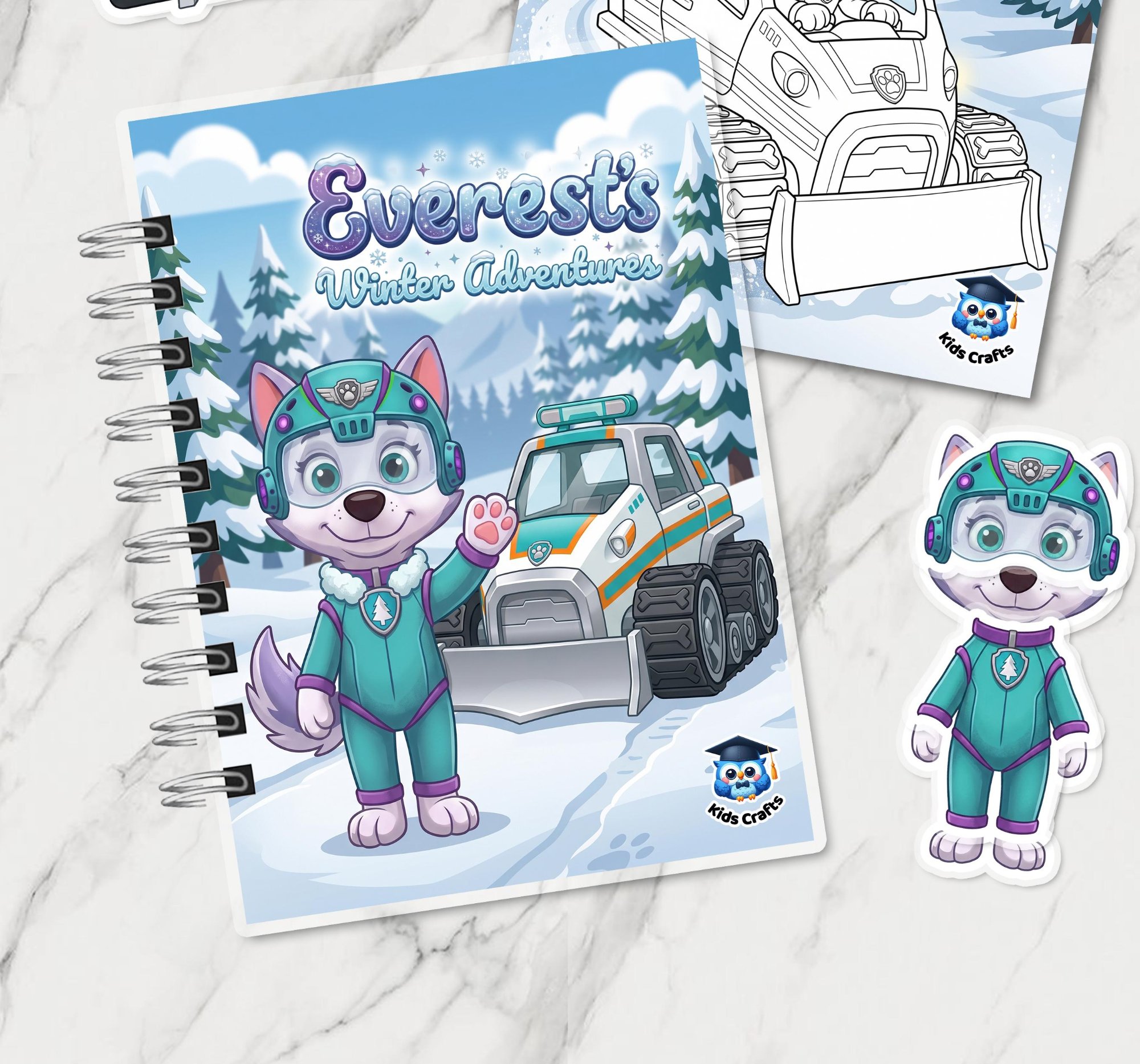 Everest's Winter Adventures — jucării educative lucrat manual, Kids Crafts