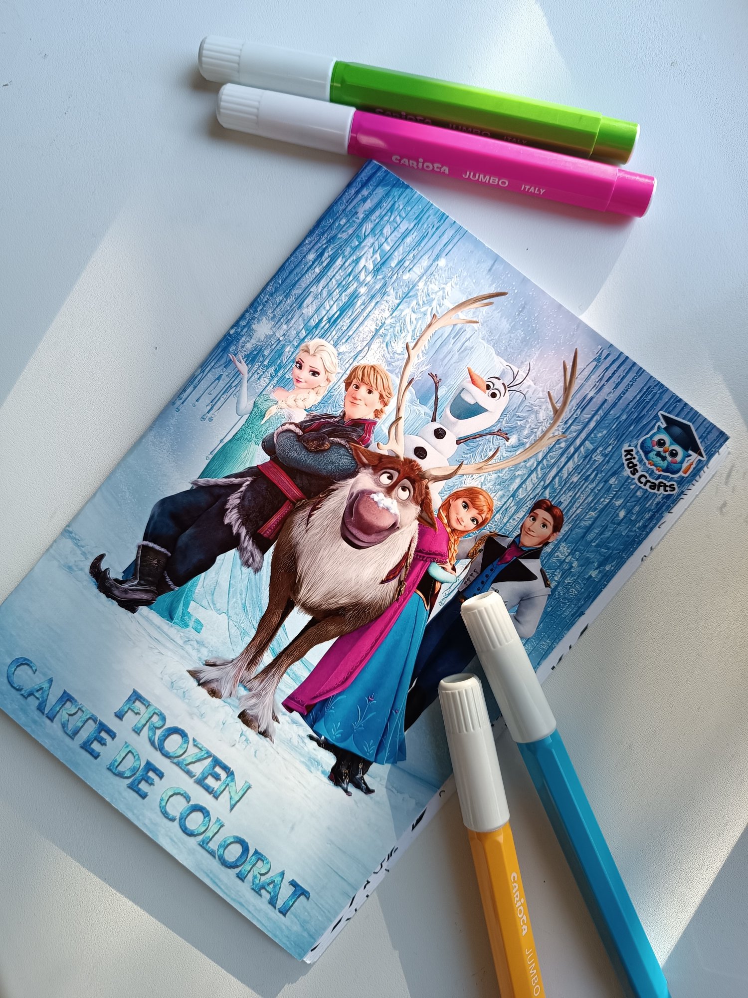 Frozen Carte de colorat — jucării educative lucrat manual, Kids Crafts