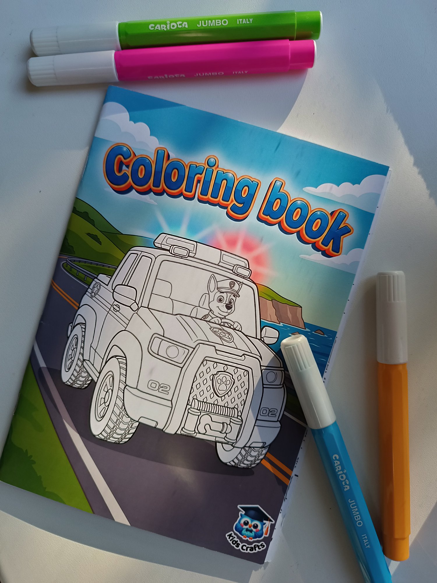 Chase Carte de colorat — jucării educative lucrat manual, Kids Crafts