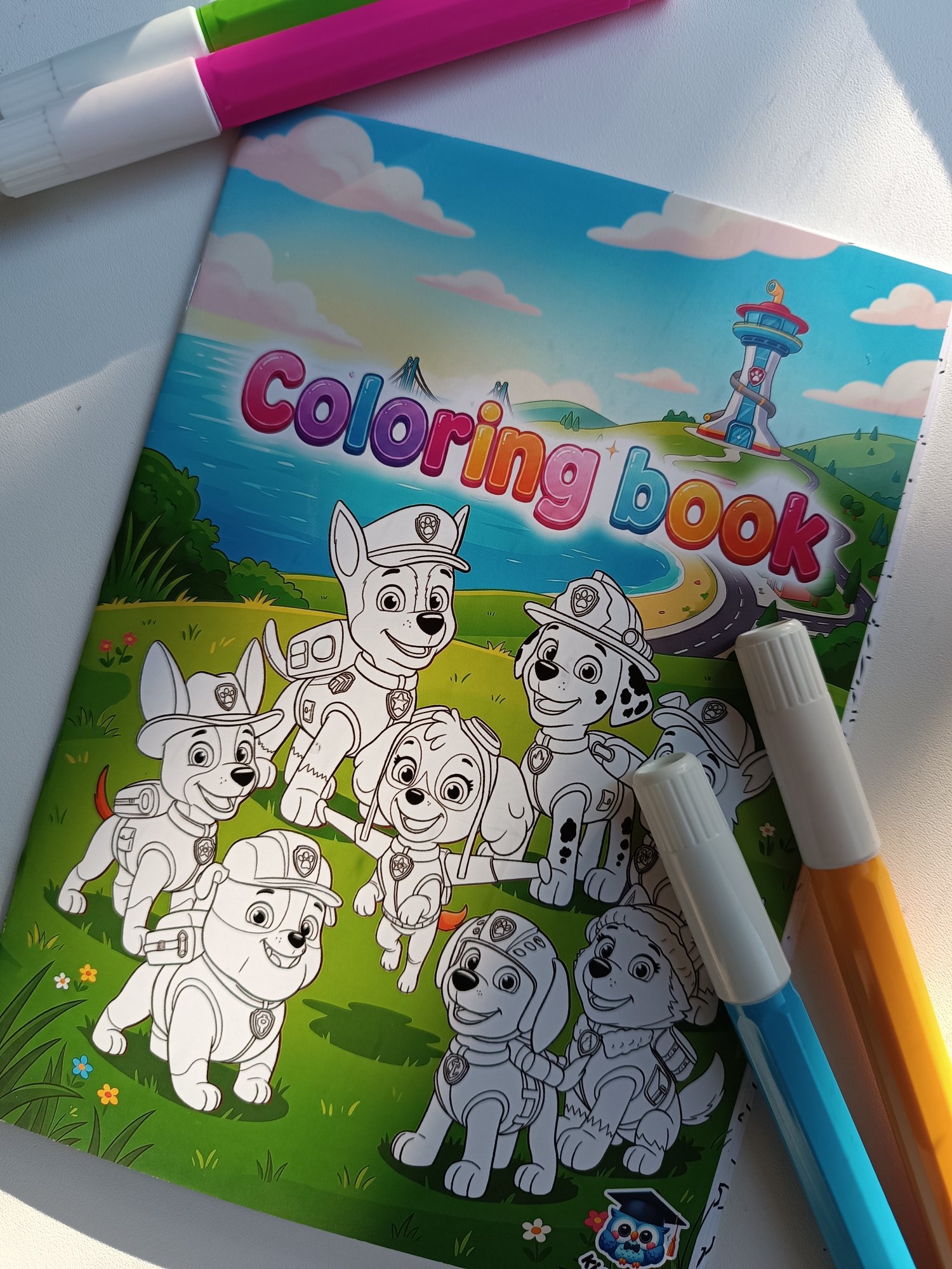Patrula Cățelușilor Carte de colorat — jucării educative lucrat manual, Kids Crafts