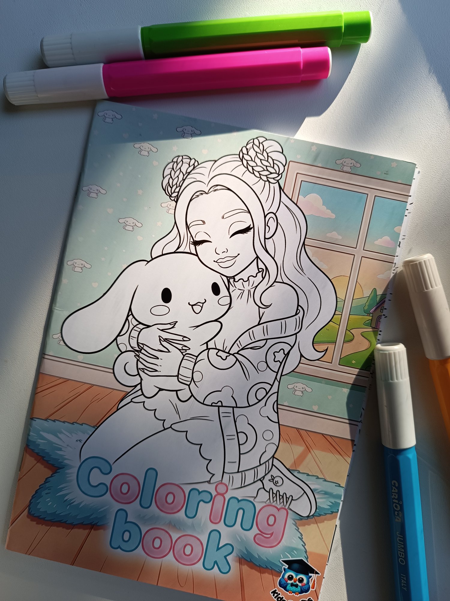 Cinemoroll carte de colorat — jucării educative lucrat manual, Kids Crafts