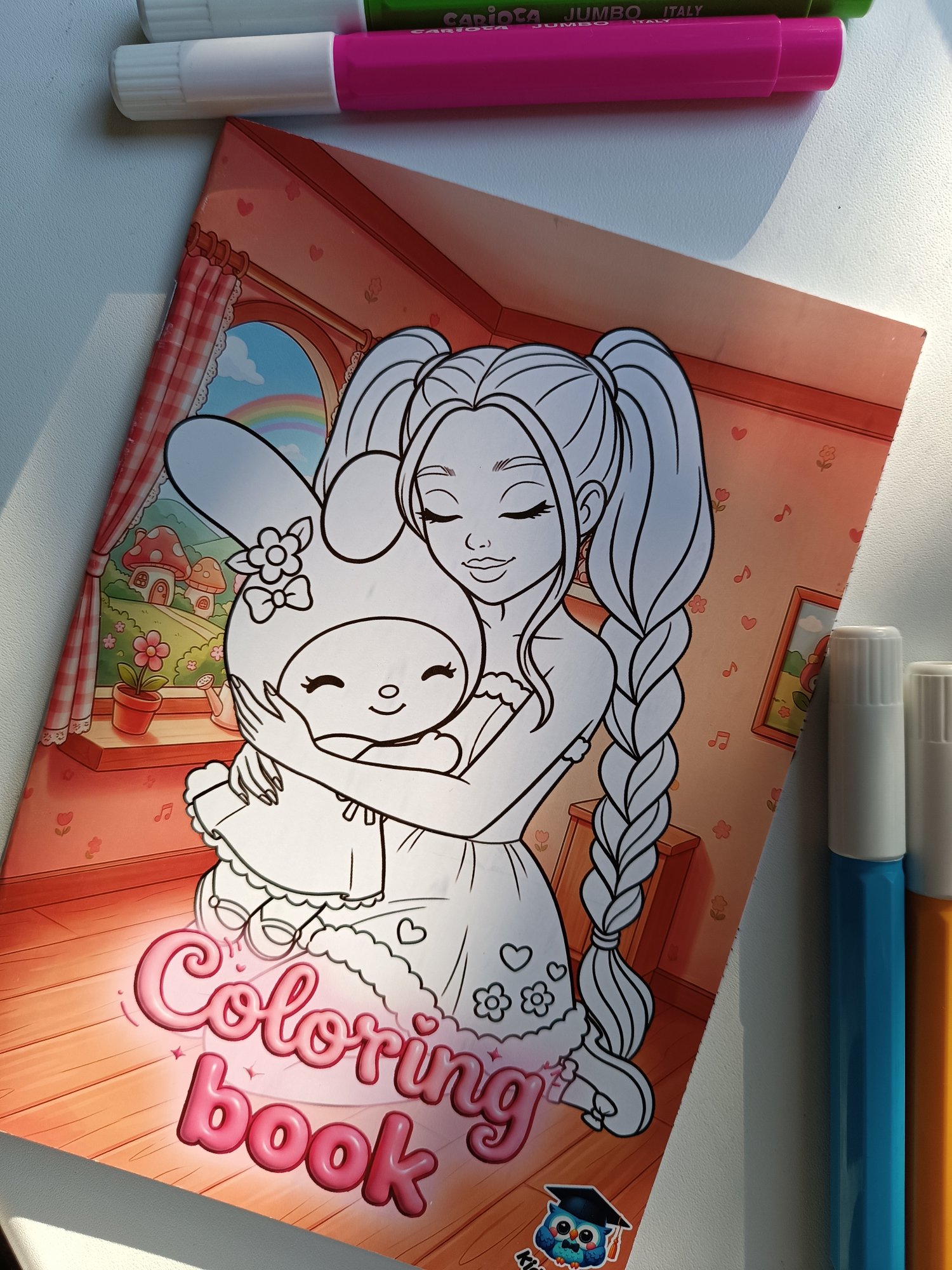 Melody Carte de colorat — jucării educative lucrat manual, Kids Crafts