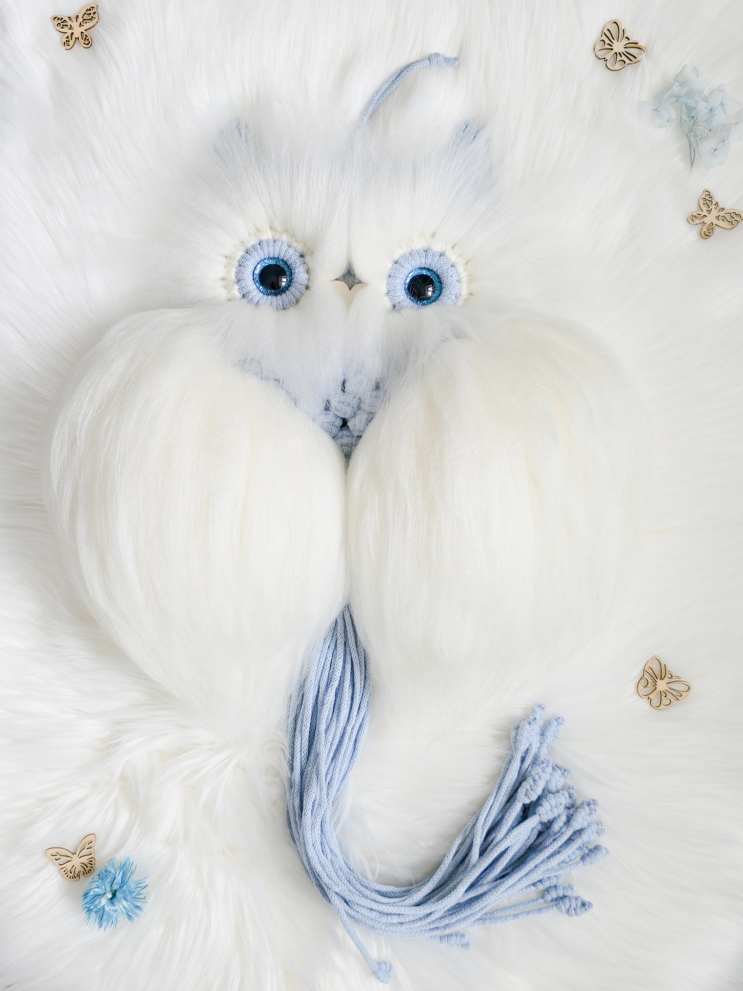 Bufnita macrame — decor de perete și panouri lucrat manual, Xenia Cerlat